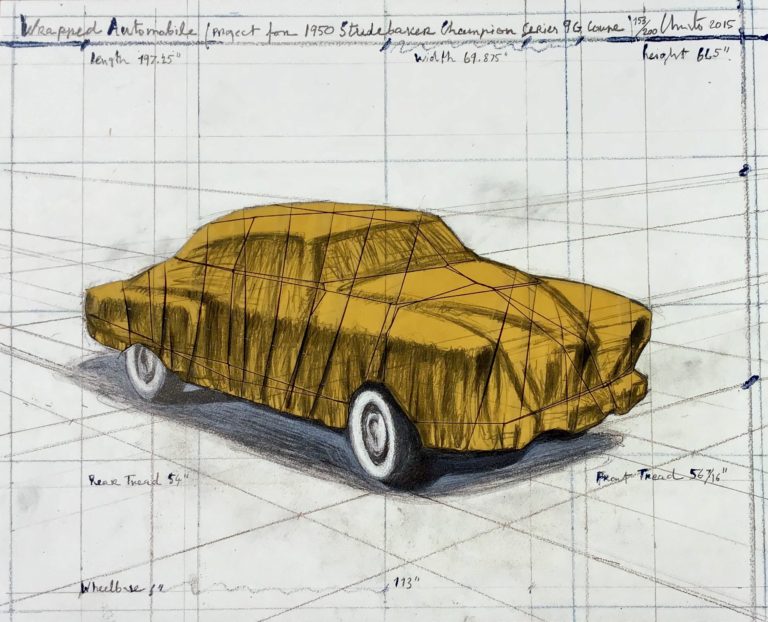 WRAPPED AUTOMOBILE  Project for 1950 Studebaker Champion, Series 9 G Coupe