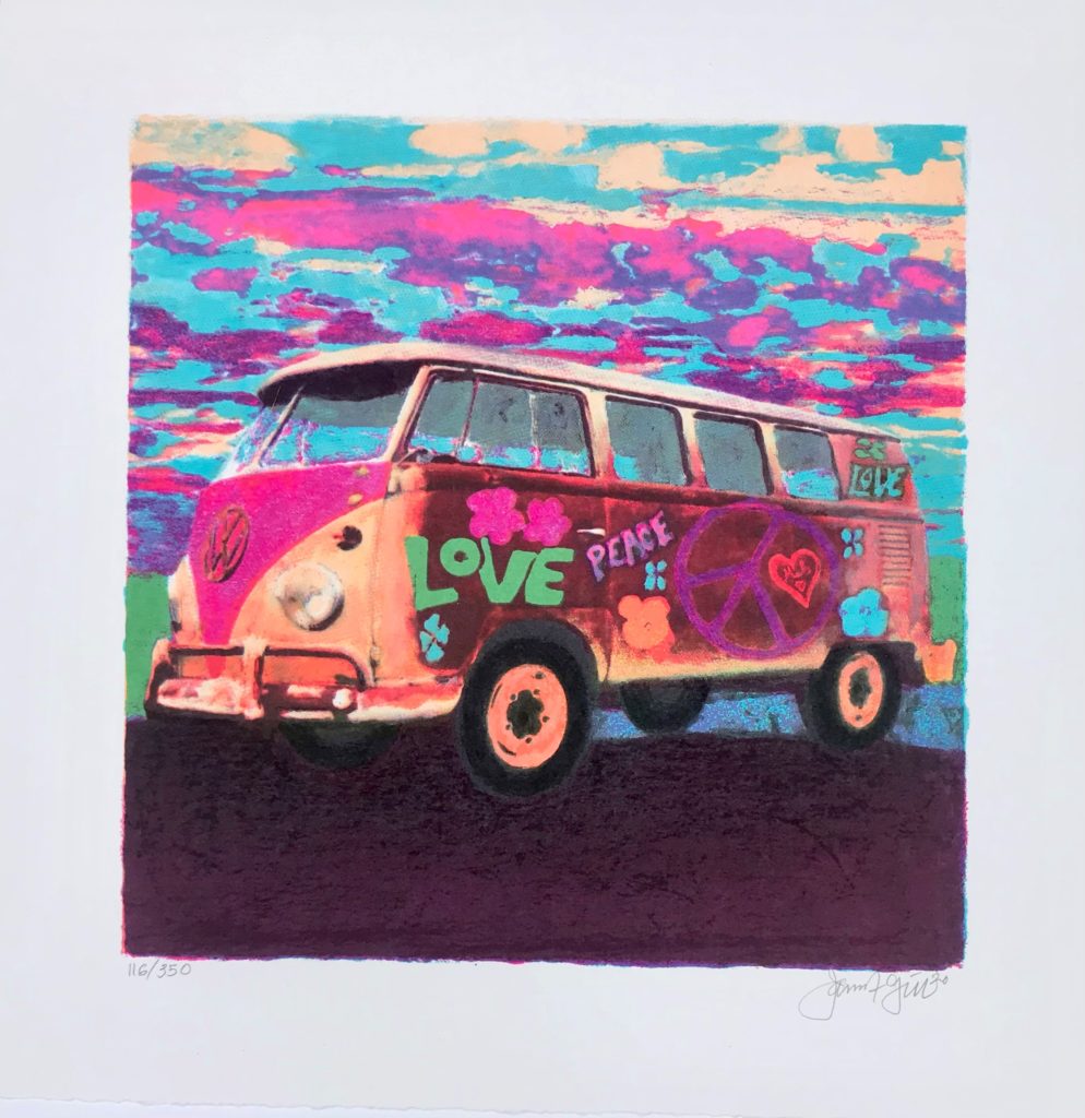 Mini Hippie Bus